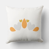 春花柄 クッション (裏面)