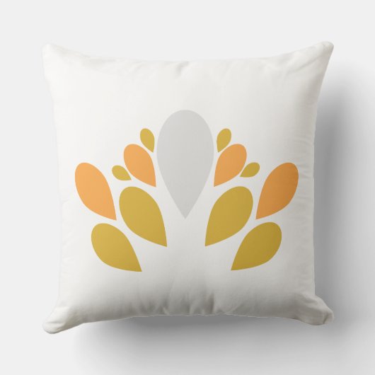 春花柄 クッション (裏面)