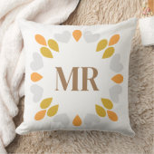 春花柄 クッション (ブランケット)