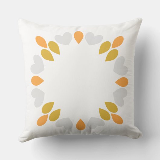 春花柄 クッション (裏面)