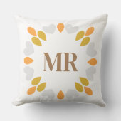 春花柄 クッション (正面)