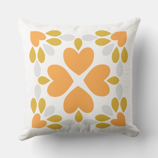 春花柄 クッション (裏面)