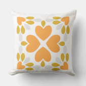 春花柄 クッション (正面)