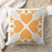 春花柄 クッション (ブランケット)