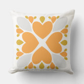 春花柄 クッション (正面)