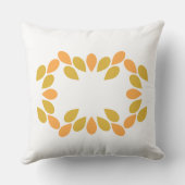 春花柄 クッション (裏面)