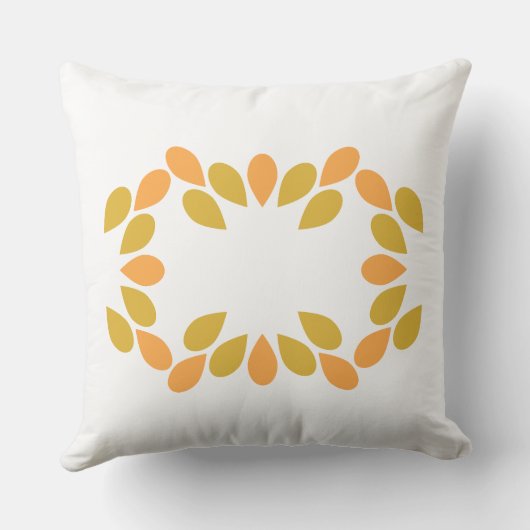 春花柄 クッション (裏面)