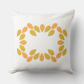 春花柄 クッション (正面)