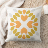 春花柄 クッション (ブランケット)