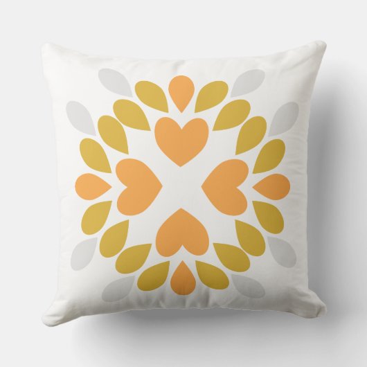 春花柄 クッション (裏面)