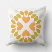 春花柄 クッション (正面)