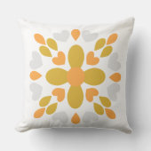 春花柄 クッション (正面)