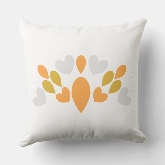 春花柄 クッション (裏面)