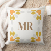 春花柄 クッション (ブランケット)