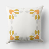 春花柄 クッション (裏面)