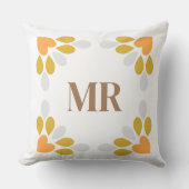 春花柄 クッション (正面)