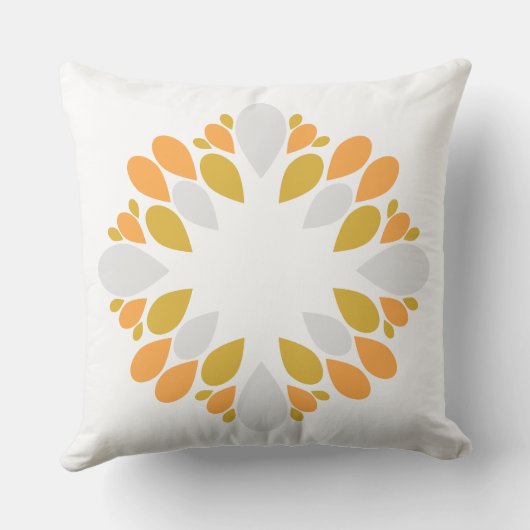 春花柄 クッション (裏面)