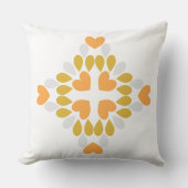 春花柄 クッション (正面)