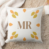 春花柄 クッション (ブランケット)