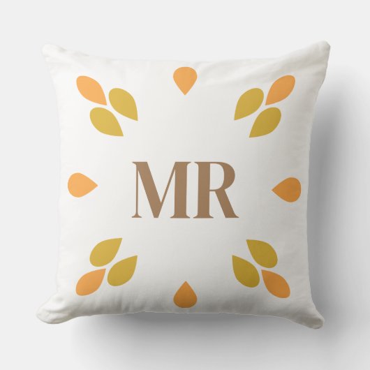 春花柄 クッション (正面)