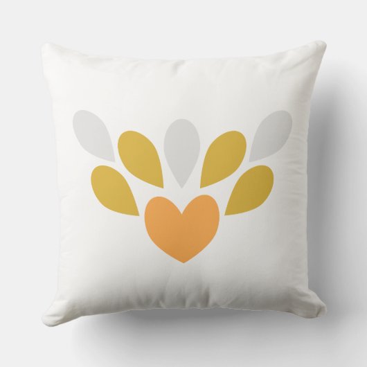 春花柄 クッション (裏面)