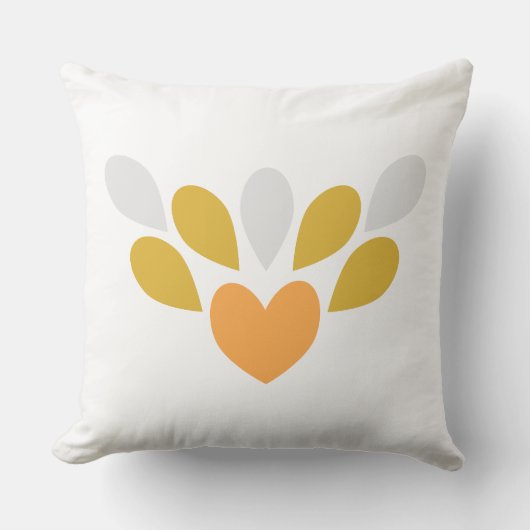 春花柄 クッション (正面)