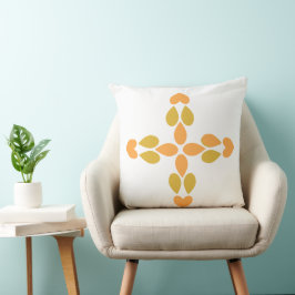 春花柄 クッション