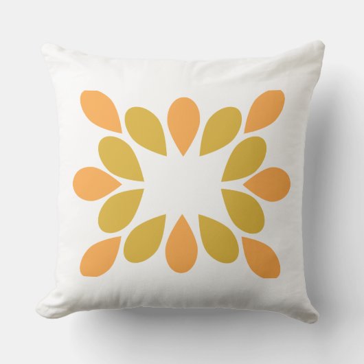 春花柄 クッション (正面)