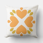 春花柄 クッション (正面)