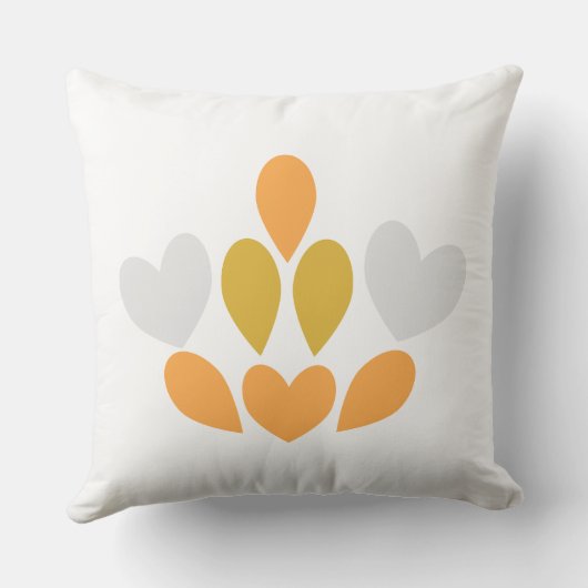 春花柄 クッション (裏面)