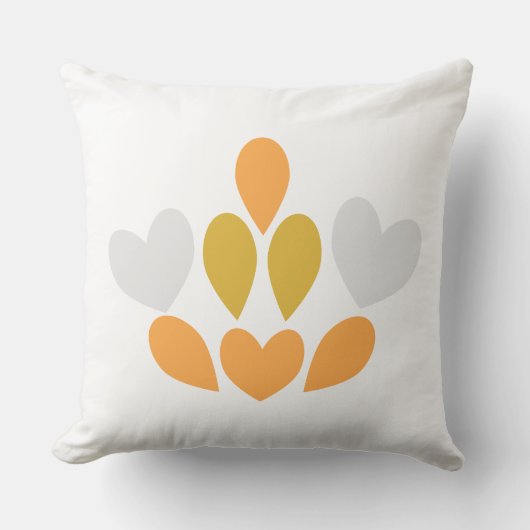 春花柄 クッション (正面)