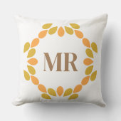 春花柄 クッション (正面)