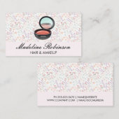 春花柄 |コンパクト化 名刺 (正面/裏面)