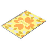 春花柄 ノートブック (左側)