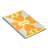 春花柄 ノートブック (右側)