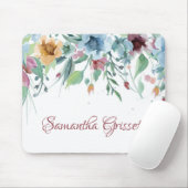 春花模様 マウスパッド (マウス)