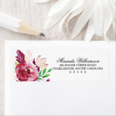 春花模様 ラベル (インサイチュ)