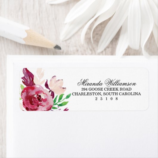 春花模様 ラベル (インサイチュ)