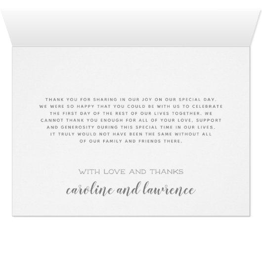 春花模様 |折りたた結婚んだ感謝の写真 (内部横(下))