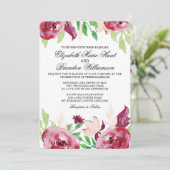 春花模様 |招待状 招待状 (スタンド正面)