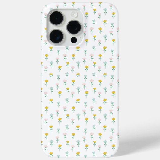 春花模様iPhoneケース Case-Mate iPhoneケース (裏面)