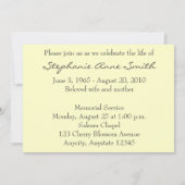 春花祭葬招待状 招待状 (裏面)