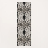 春花紅白抽象芸術 ヨガマット (正面)