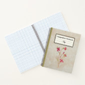 春花組成パーソナライズされた物 ノートブック (内部)