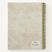 春花組成パーソナライズされた物 ノートブック (裏面)