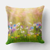 春花飾り枕 クッション (裏面)