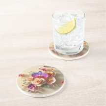 春花3Dグリーティングカード – 鮮やかバラ