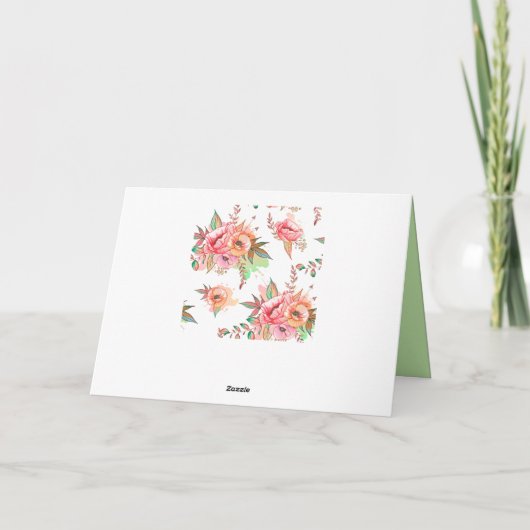 春花 カード (裏面)