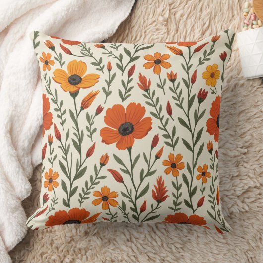 春花 クッション (ブランケット)