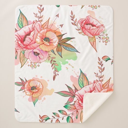 春花 シェルパブランケット (正面)